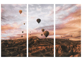 3-piece-canvas-print-cappodocia-hot-air-balloon