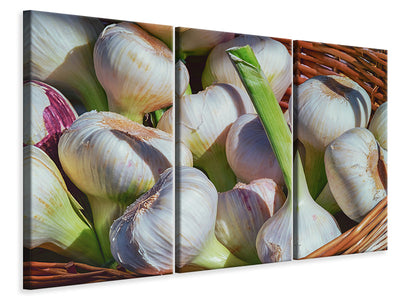 3-piece-canvas-print-fresh-garlic