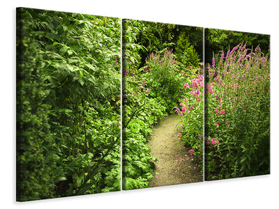 3-piece-canvas-print-garden-path