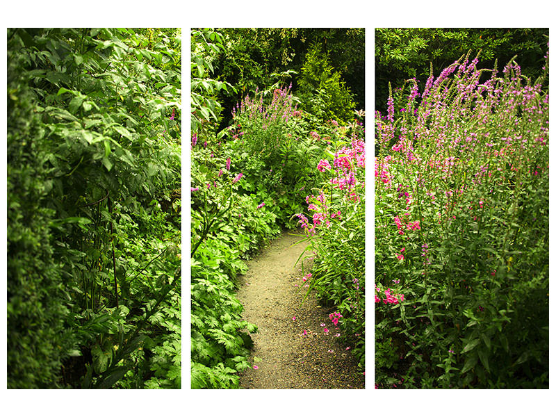 3-piece-canvas-print-garden-path