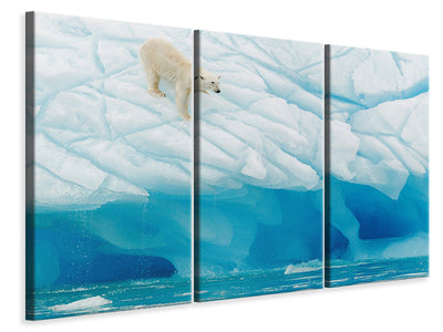 3-piece-canvas-print-polar-bear