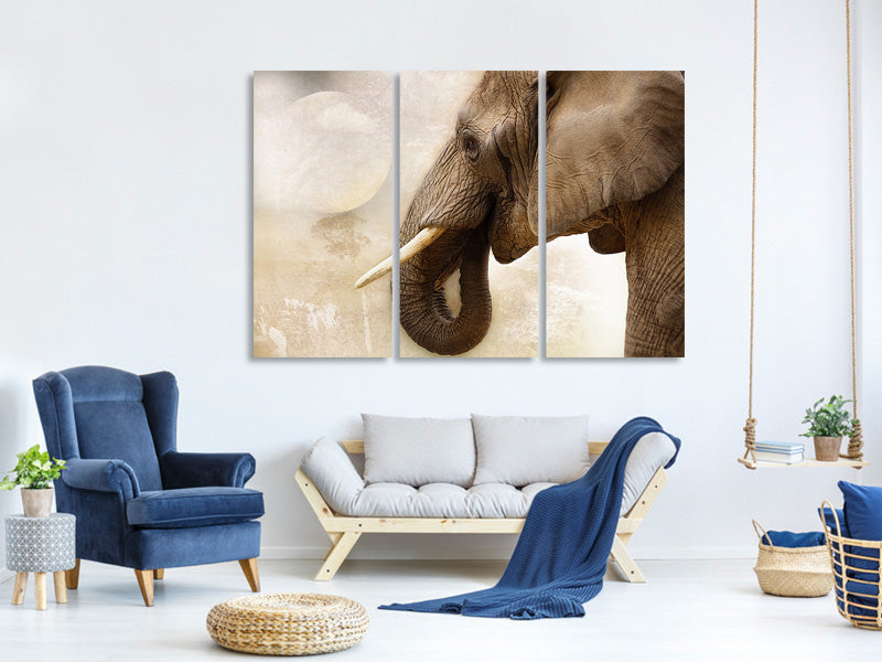 3-piece-canvas-print-portrait-of-an-elephant
