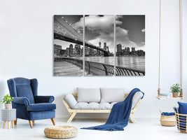 3-piece-canvas-print-skyline-black-and-white-photography-brooklyn-bridge-ny