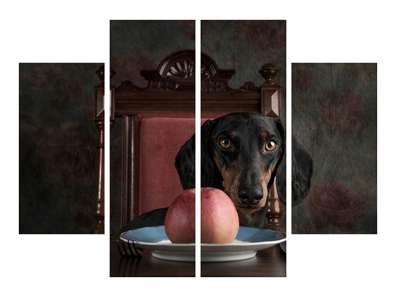 4-piece-canvas-print-an-apple-a-day-keeps-the-doctor-away