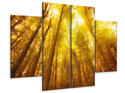 4-piece-canvas-print-autumn-forest
