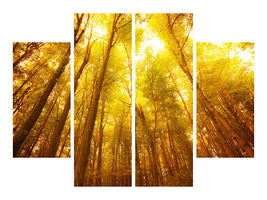 4-piece-canvas-print-autumn-forest