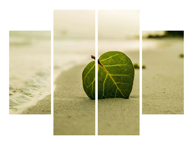 4-piece-canvas-print-beach-leaf