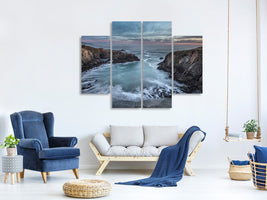 4-piece-canvas-print-black-point-cove