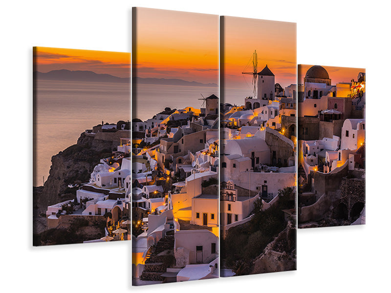 4-piece-canvas-print-calispera-santorini