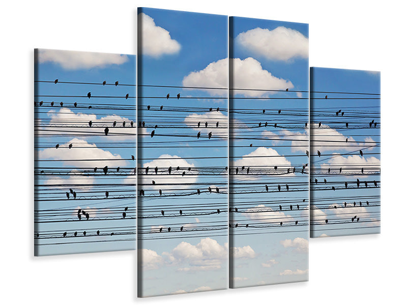 4-piece-canvas-print-cantus-arcticus-concerto-for-birds