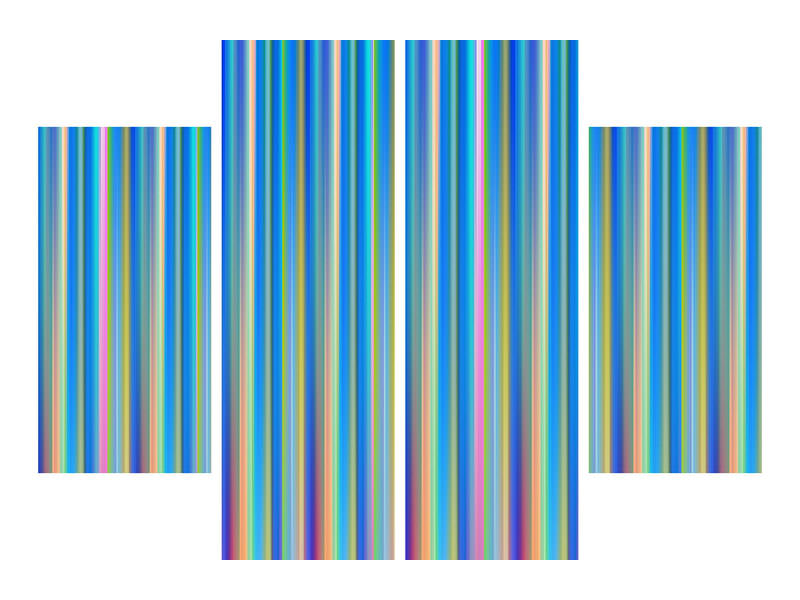 4-piece-canvas-print-colored-stripes