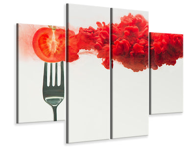 4-piece-canvas-print-disintegrated-tomato
