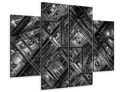 4-piece-canvas-print-factory-staircase