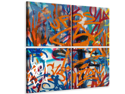 4-piece-canvas-print-graffiti-ufos