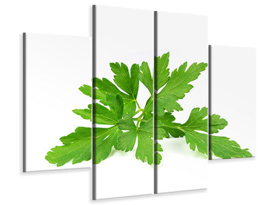 4-piece-canvas-print-leaves-of-parsley