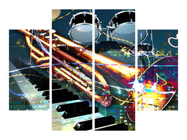 4-piece-canvas-print-let-the-music-play