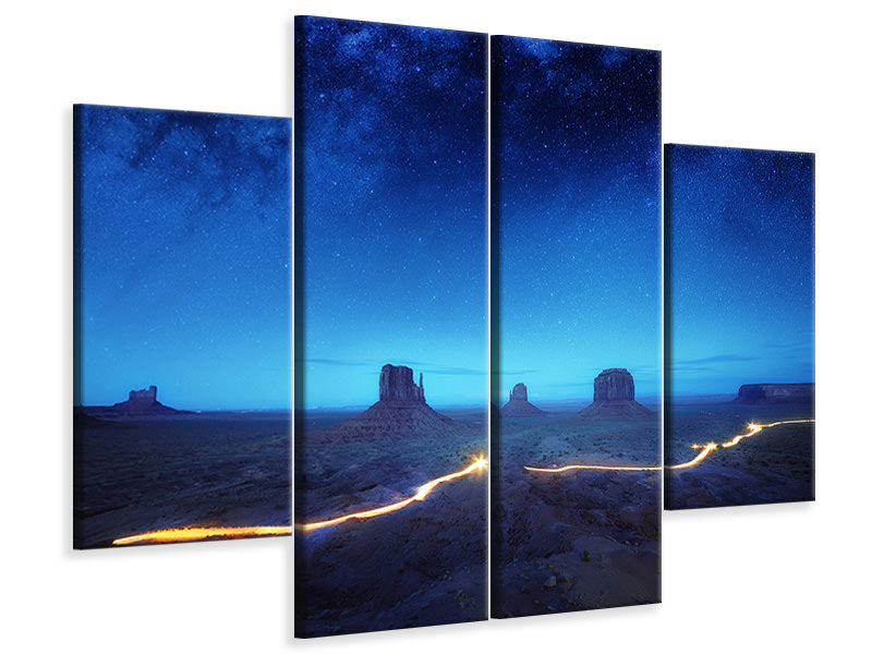 4-piece-canvas-print-magic-monument-valley