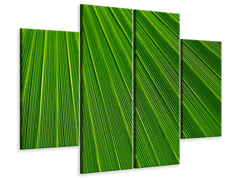 4-piece-canvas-print-palm-stripe-i