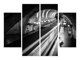 4-piece-canvas-print-paris-metro