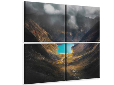 4-piece-canvas-print-past-and-present-life
