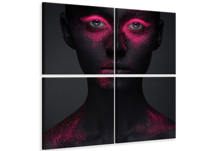 4-piece-canvas-print-pink