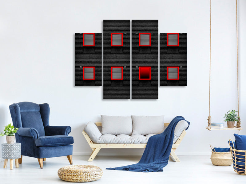 4-piece-canvas-print-red-frames