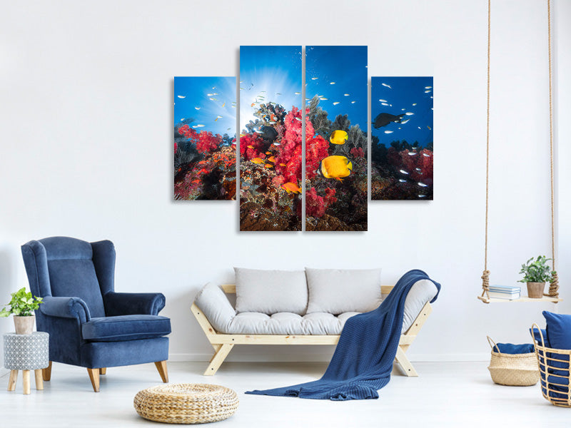 4-piece-canvas-print-reef-life
