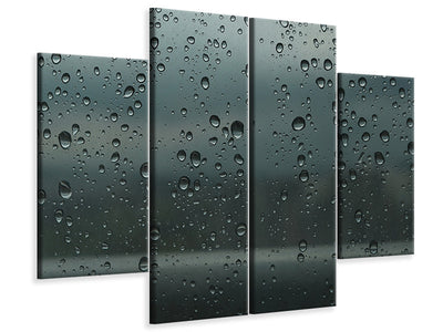 4-piece-canvas-print-shiny-drops-of-water
