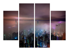 4-piece-canvas-print-smog-in-hong-kong