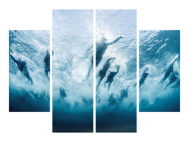 4-piece-canvas-print-swim