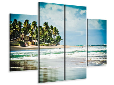 4-piece-canvas-print-the-beach