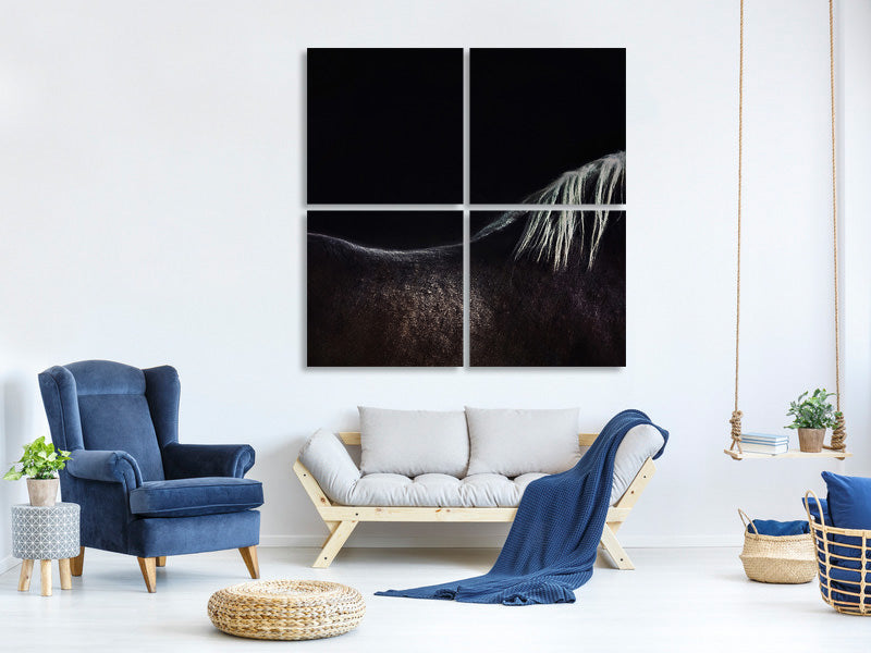 4-piece-canvas-print-the-naked-horse