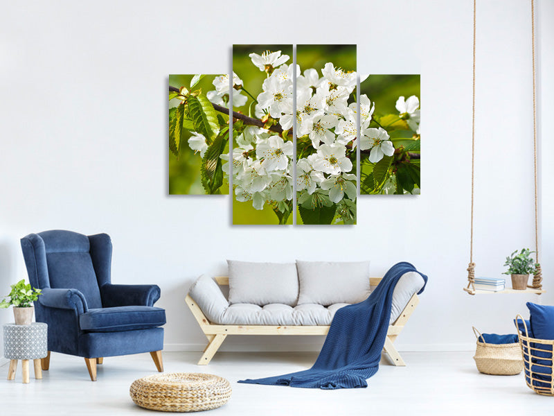 4-piece-canvas-print-white-flowers-in-xl
