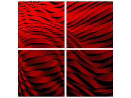 4-piece-canvas-print-woven-wave