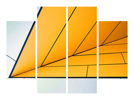 4-piece-canvas-print-yellow-dart