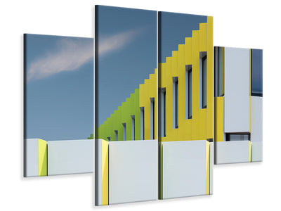 4-piece-canvas-print-zigzag-facade