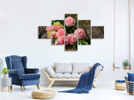 5-piece-canvas-print-a-bouquet-of-roses