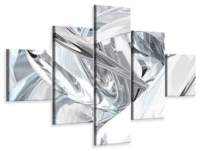 5-piece-canvas-print-abstract-glass-webs