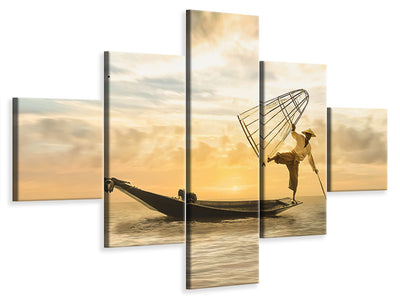 5-piece-canvas-print-artful-fisherman