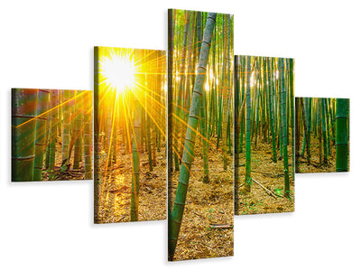 5-piece-canvas-print-bamboos