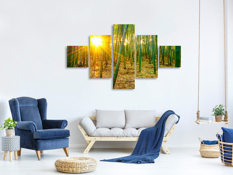 5-piece-canvas-print-bamboos