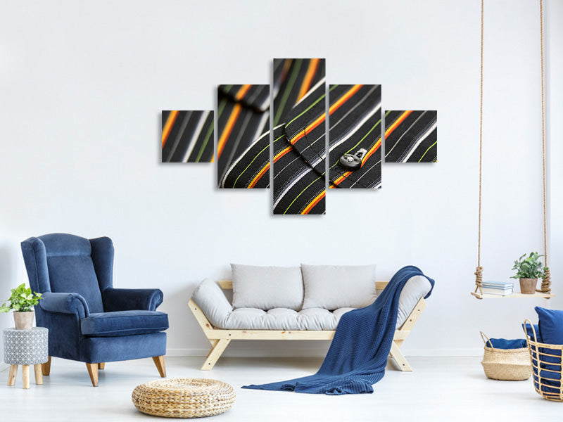 5-piece-canvas-print-fashion-stripes