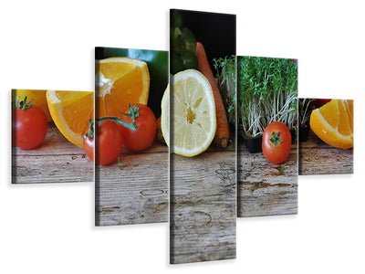 5-piece-canvas-print-fruit-and-vegetables