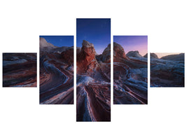 5-piece-canvas-print-gordian-stone-knot