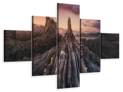 5-piece-canvas-print-gueirua-needles-ii