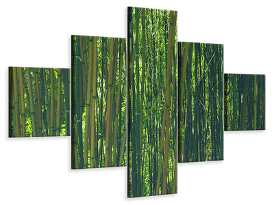 5-piece-canvas-print-in-the-middle-of-the-bamboo