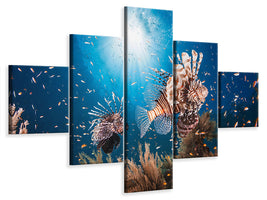 5-piece-canvas-print-lionfish-ii