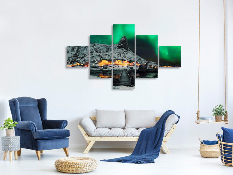 5-piece-canvas-print-over-the-mountain