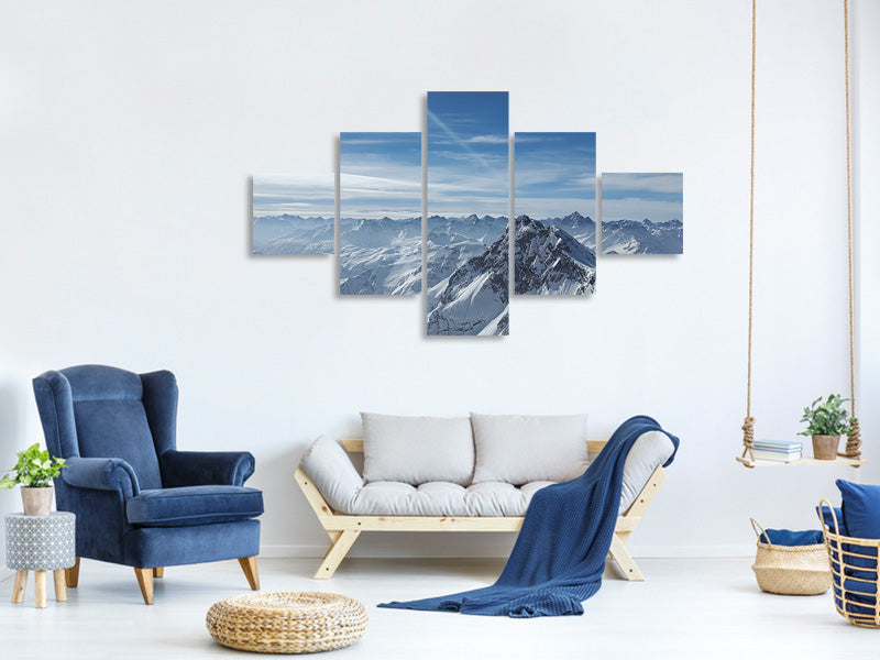 5-piece-canvas-print-over-the-peaks