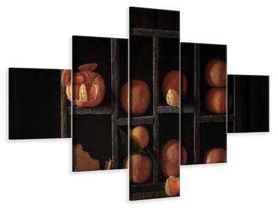 5-piece-canvas-print-still-life-with-oranges